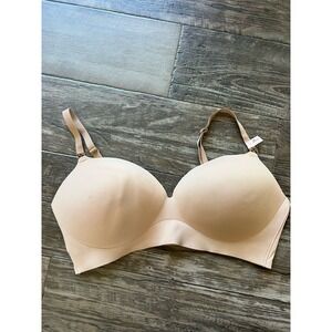 Victoria's Secret 11241912 T-Shirt Lightly Lined Lounge Bra Sz 38DD 65H8 Praline